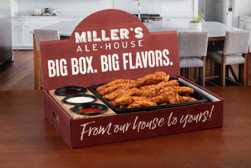 50 Buttermilk-dipped, hand-breaded Zingers® with ranch or blue cheese dressing and your choice of two sauces.